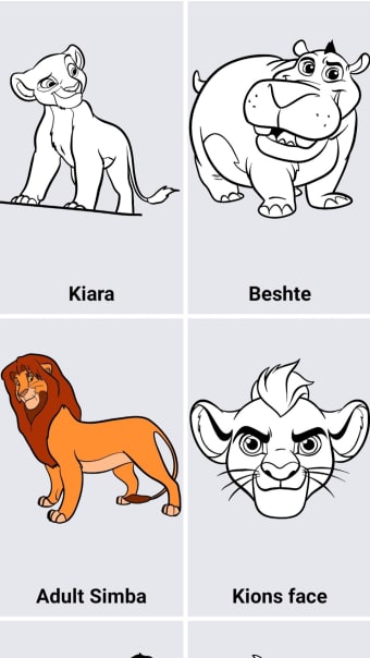 How to draw Lion King