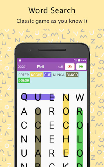Word Search Spanish Dictionary