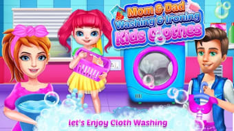 Washing and ironing clothes