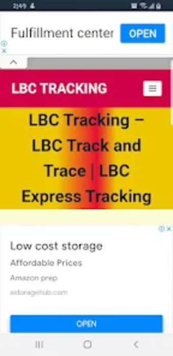 LBC Track and Trace
