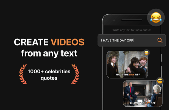 Celeb video from any text