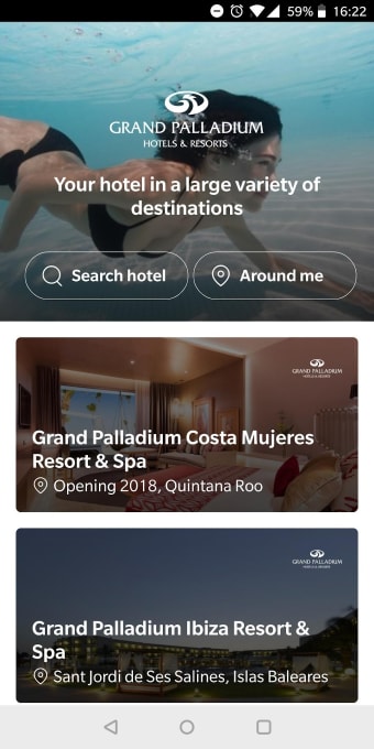 Grand Palladium Hotels  Resorts