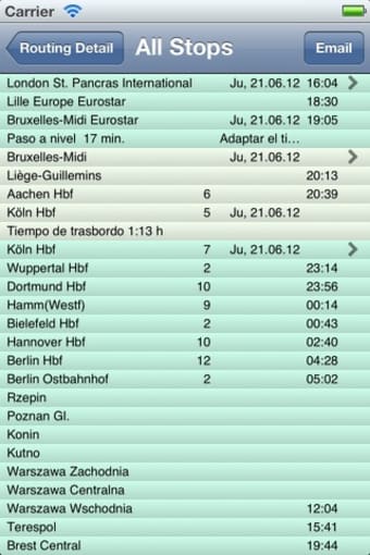 iRail European Rail Timetables