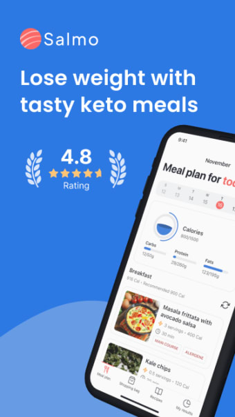 Salmo  Keto Diet Meal Planner
