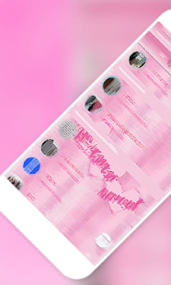 Tema Wa Pink Transparan Wallpaper