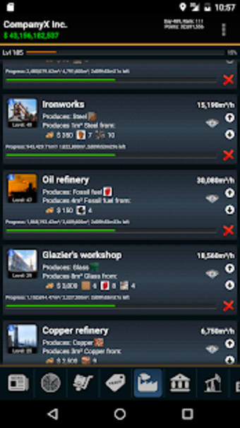 RESOURCES GAME - A GPS MMO Tycoon  Economy Game