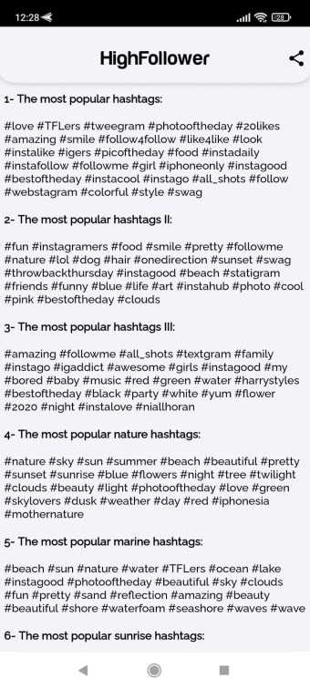 HighFollower - Popular Hashtag