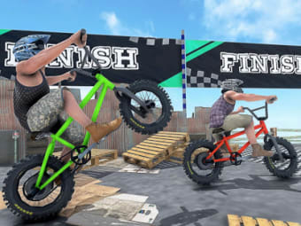 Mega Ramp Crash Stunts BMX Bike Racing Challenge