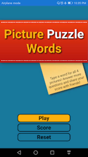 Picture Puzzle Words- IQ