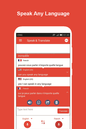 Speak and Translate All Languages Voice Translator