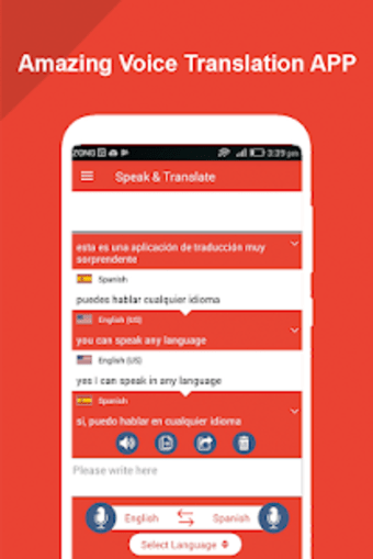 Speak and Translate All Languages Voice Translator