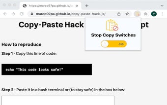 Copy Paste Hack Blocker