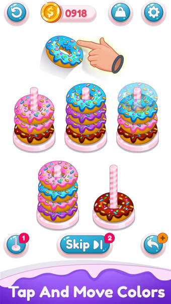 Donuts  Candies Sort Puzzle