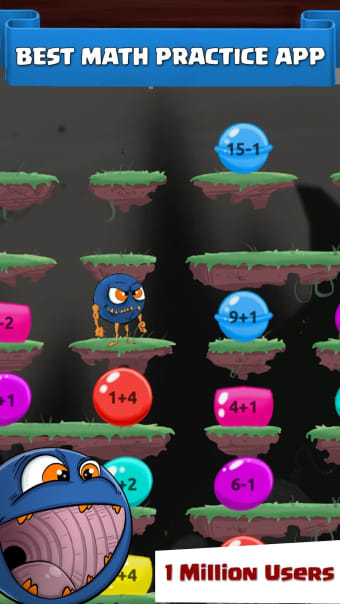 Monster Math - Math facts learning app for kids