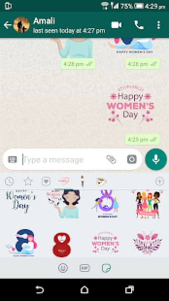 Womens Day Sticker for WhatsApp