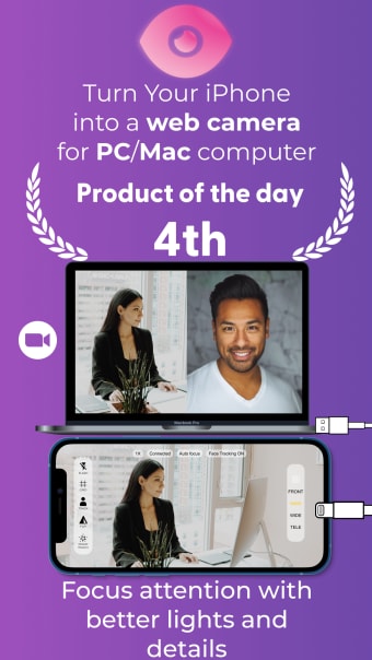GetCam iOS webcam for PC  Mac