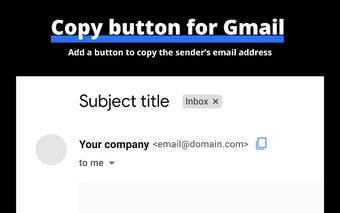 Copy Button for Gmail