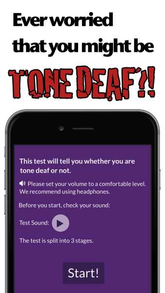 Tone Deaf Test: Check for pitch deafness