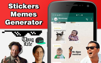 Create stickers memes for whatsapp Meme generator