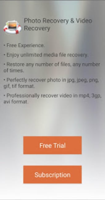 Photo Recovery  Video Recovery - Free Trail