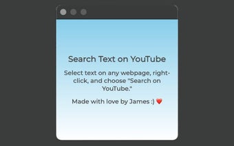 YouTube Text Search