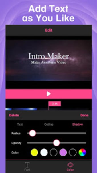Intro Maker - music intro video editor