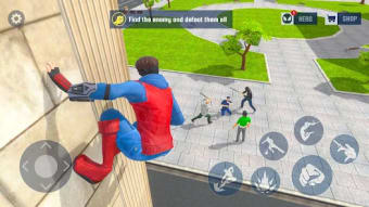 Spider Fighting Rope Game