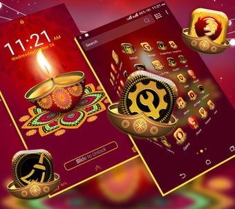 Happy Diwali Launcher Theme