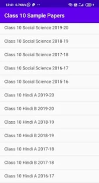 CBSE Class 10 Sample Papers MA