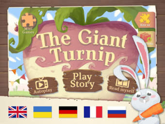 The Giant Turnip - tale for kids with mini-games