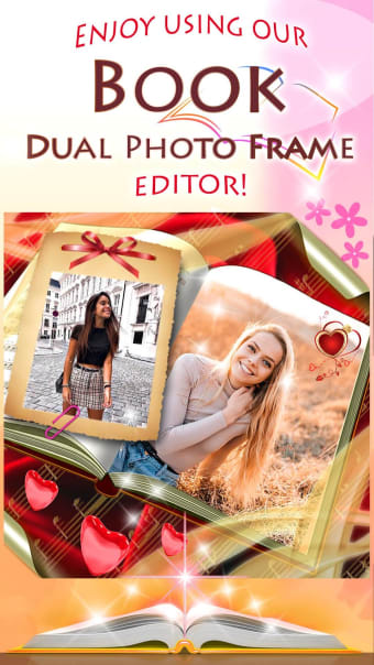 Book Dual Photo Frame
