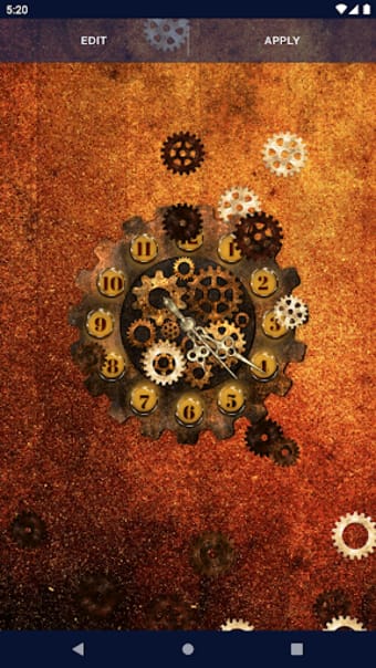 Steampunk Clock Wallpaper