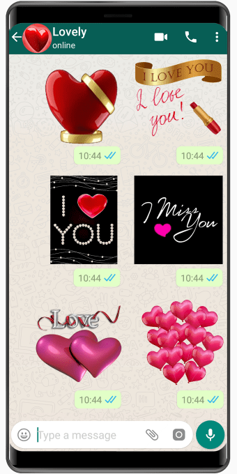 Romantic heart stickers 2020  WAStickerApps Love