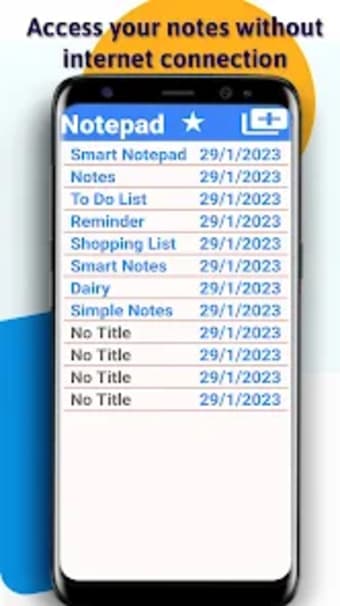 Notepad - Simple Notes  Lists