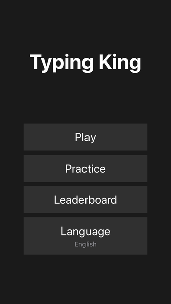 Typing King Typing practice