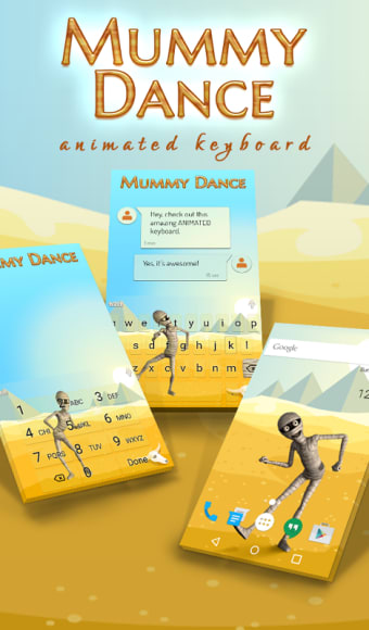 Mummy Dance Animated Keyboard