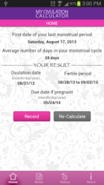 My Ovulation Calculator