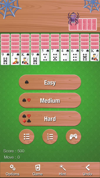 Relaxed Spider Solitaire