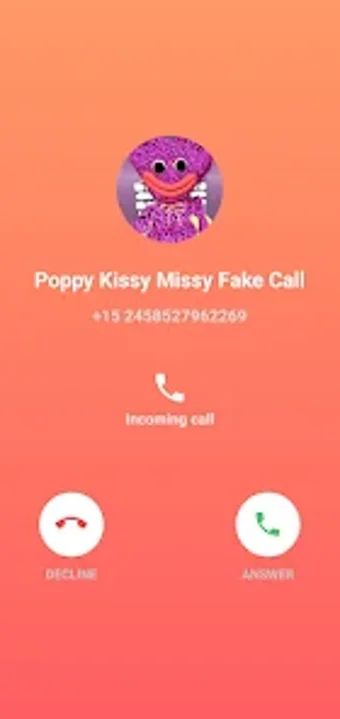 Poppy Kissy Missy Fake Call