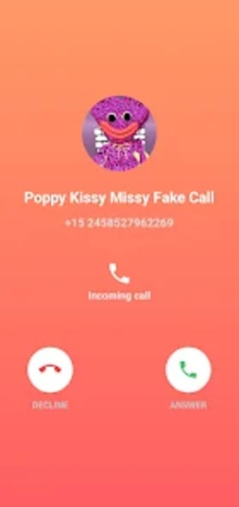 Poppy Kissy Missy Fake Call
