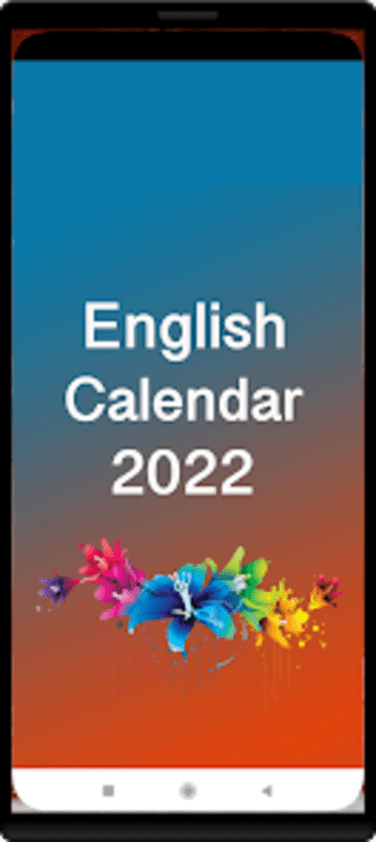 English Calendar 2022