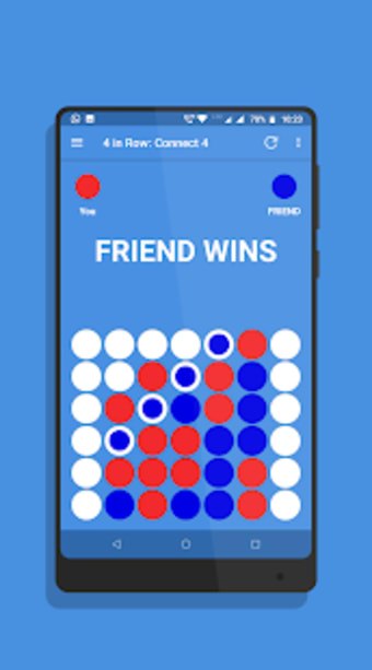 Connect 4 in a row game