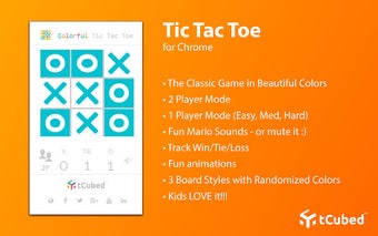 Colorful Tic-Tac-Toe