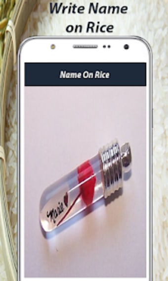 Write Name On Rice Grain  Name On Rice Editor