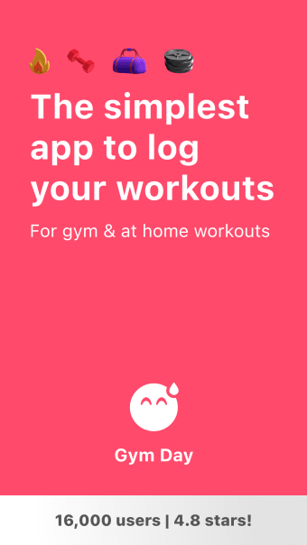 Gym Day: 1 Tap Workout Tracker