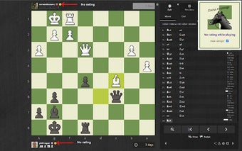 Chess Play with no rating