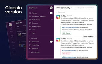 Slack Classic Navigation