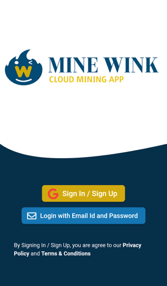 Mine Wink - Cloud Mining App
