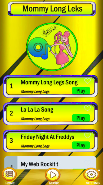 Mommy Long Lekss Piano Game