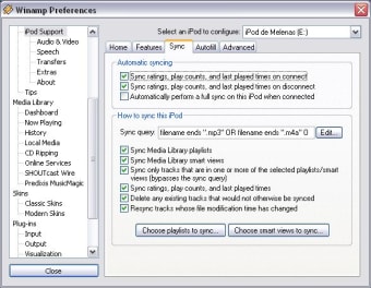 iPod Plug-in for Winamp